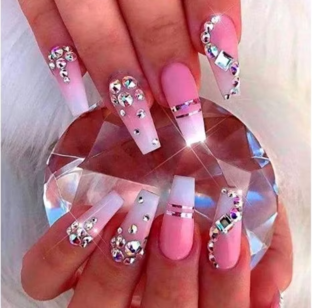 Diamante Transparente para Foto de Unhas 