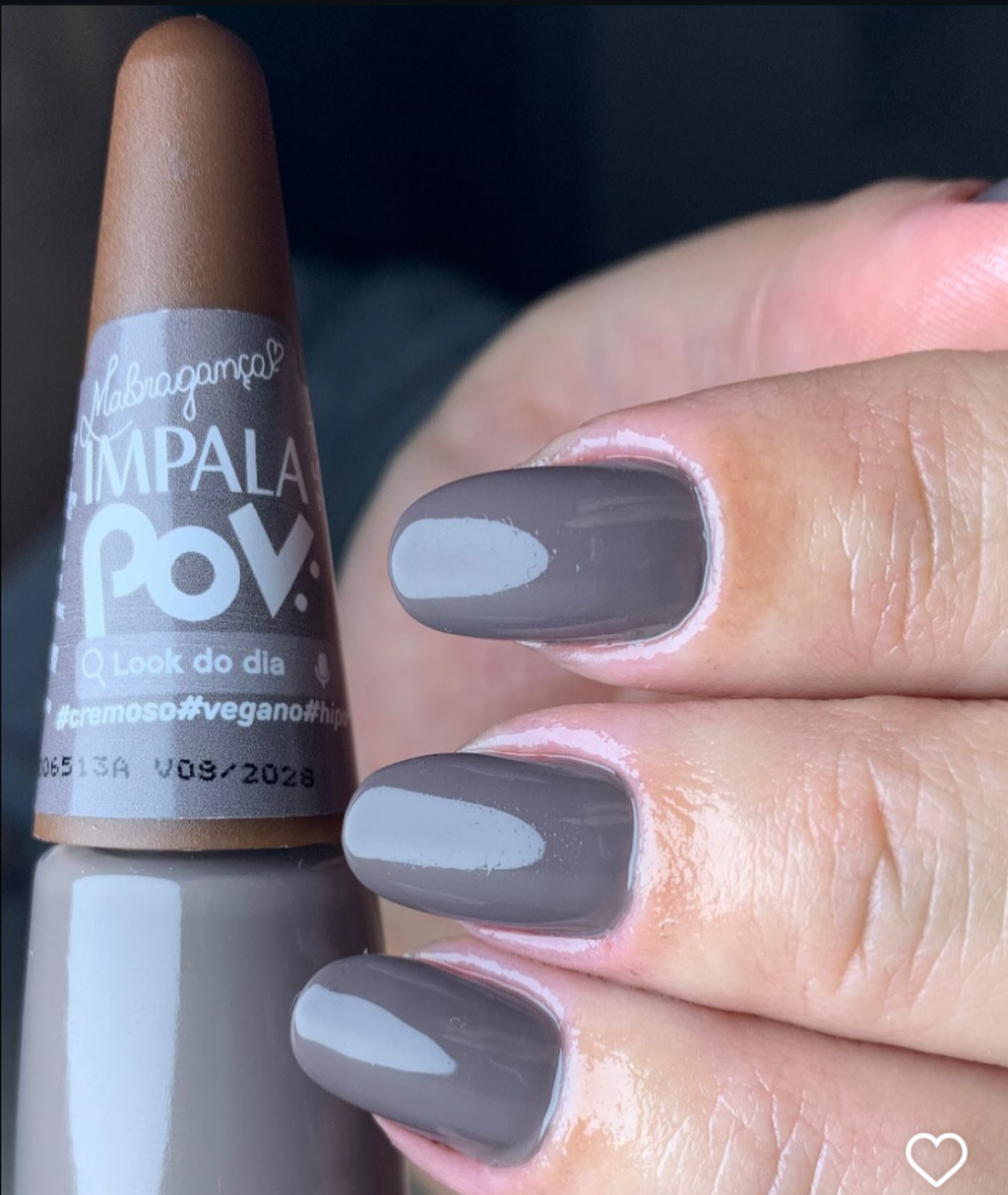 Esmalte Marrom Impala POV Look do Dia 