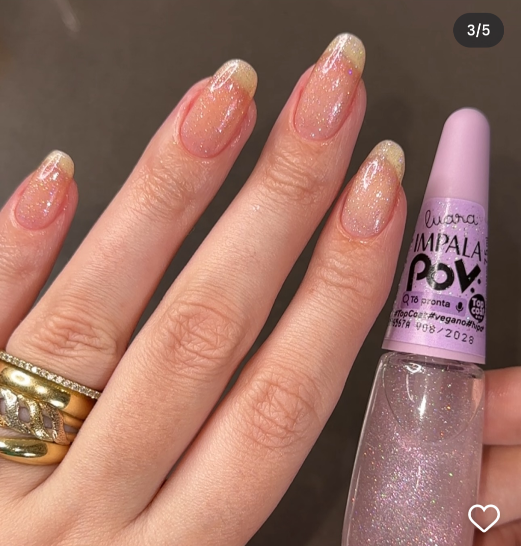 Esmalte Glitter Impala POV Tô Pronta 