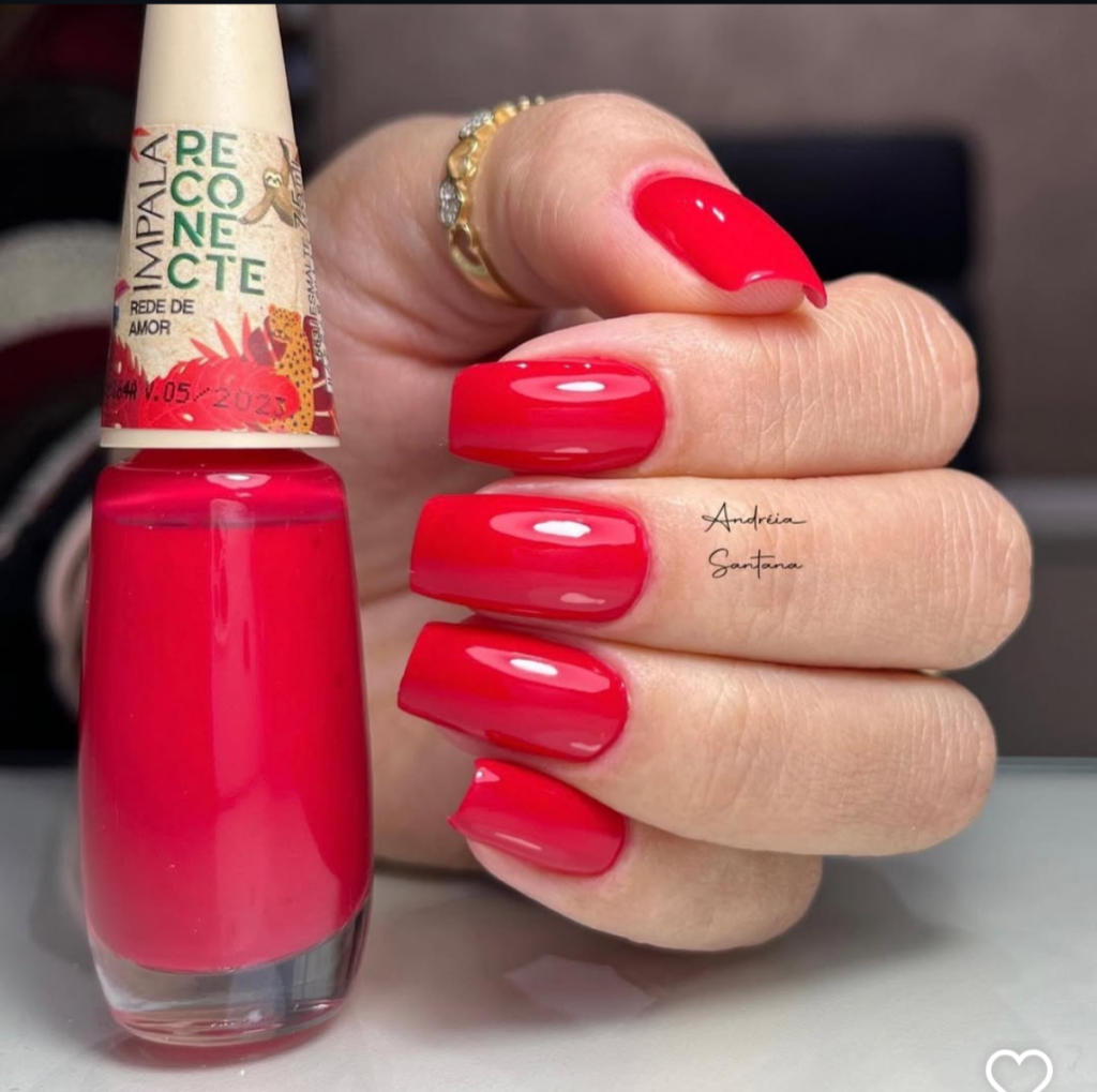 Esmalte Vermelho Impala Rede de Amor 