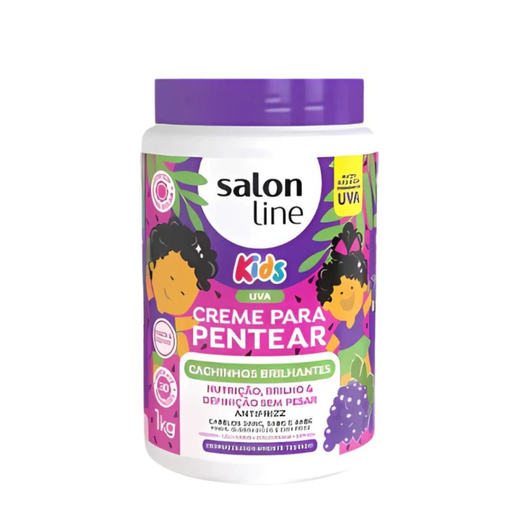 Creme de Pentear 1kg Salon Line Kids Uva 