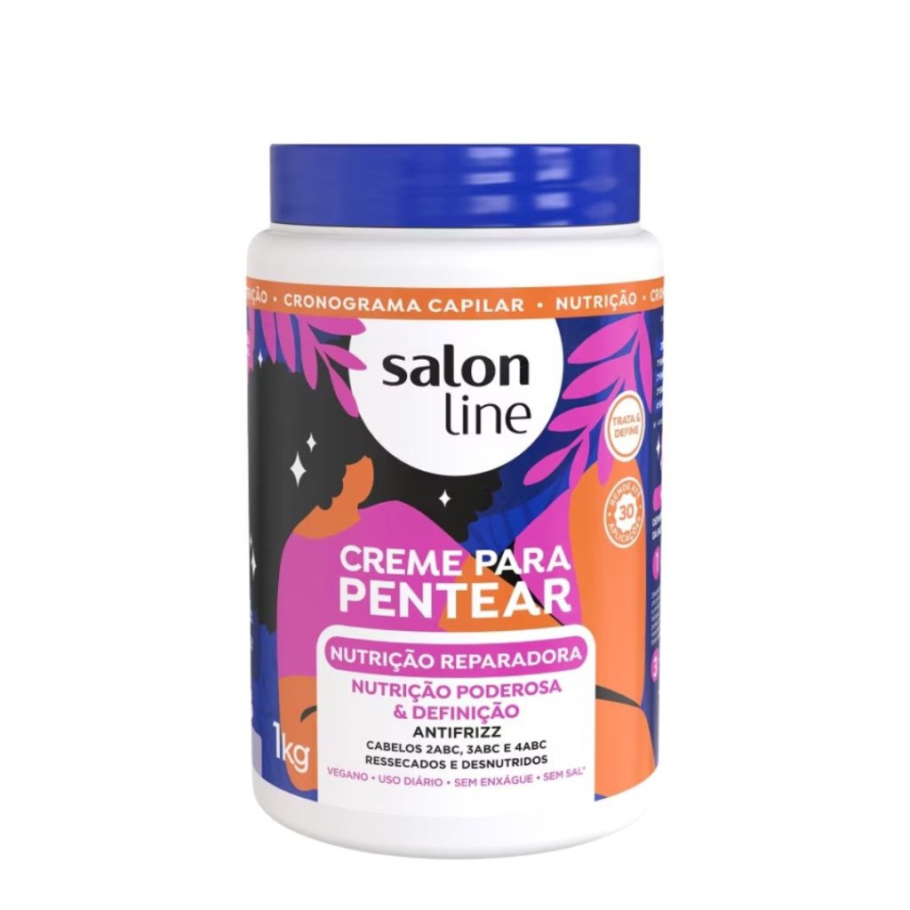 Creme de Pentear 1kg Salon Line Nutrição Reparadora 