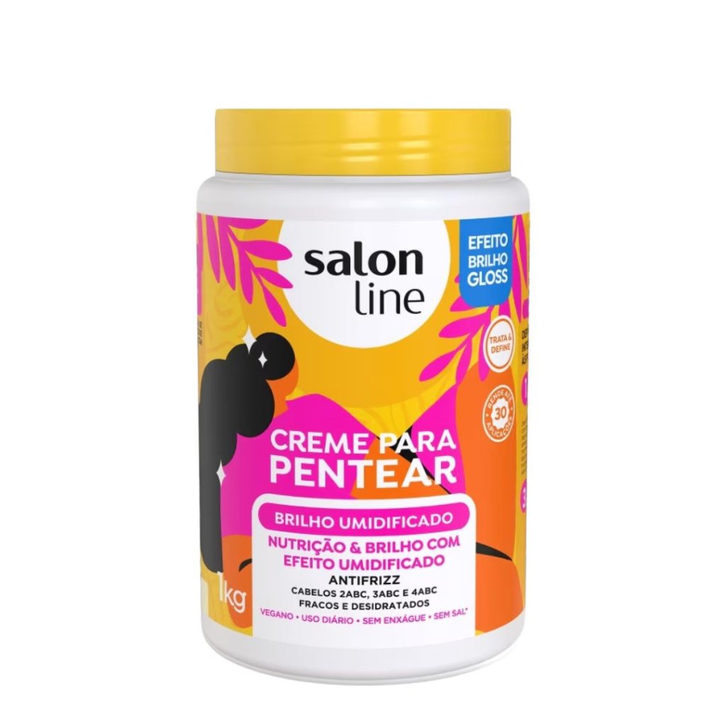 Creme de Pentear 1kg Salon Line Brilho Umidificado 