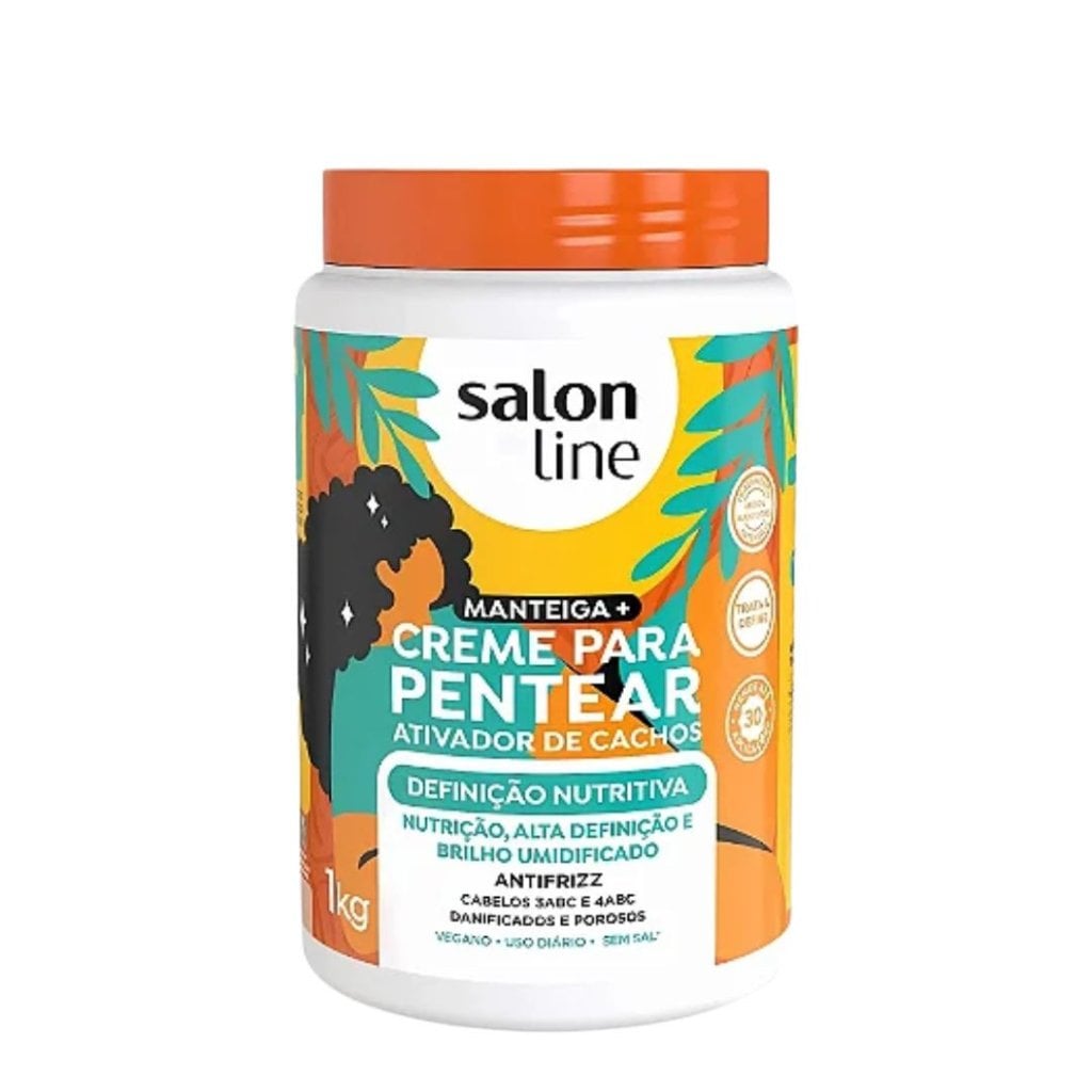 Creme de Pentear 1kg Salon Line Definição Nutritiva Manteiga