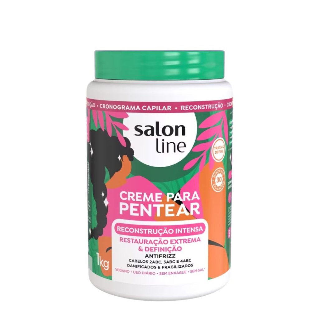 Creme de Pentear 1kg Salon Line Reconstrução Intensa 