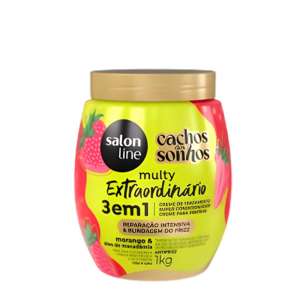 Creme de Pentear 1kg Salon Line Multy Morango 