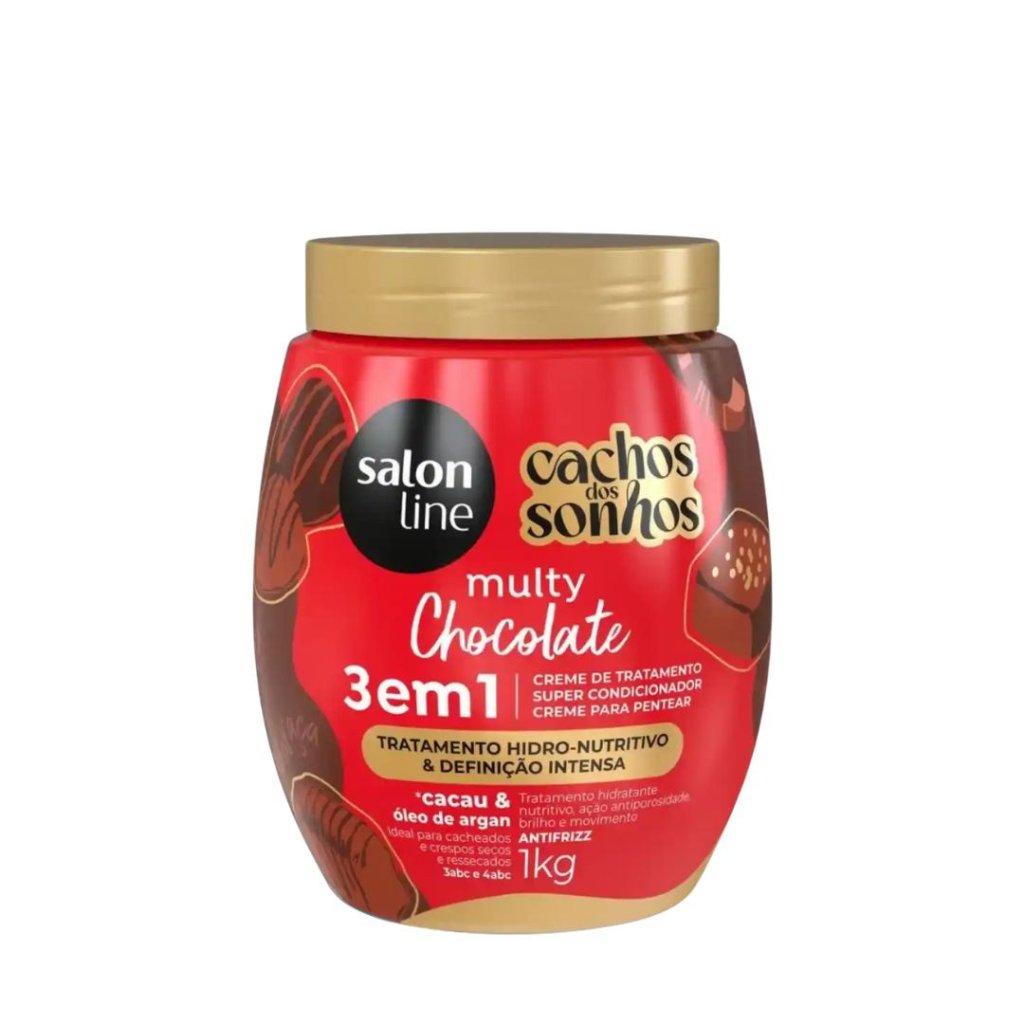 Creme de Pentear 1kg Salon Line Multy Chocolate 