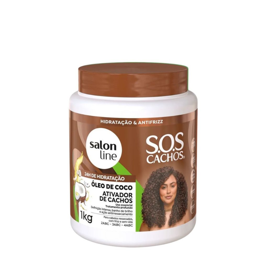 Ativador de Cachos Oleo de Coco Salon Line 1 Kg