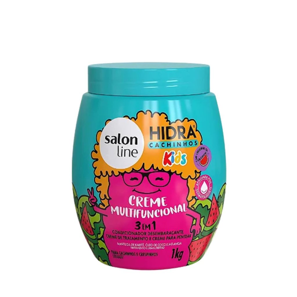 Creme Multy 3x1 Kids Cachinhos Salon Line 1Kg