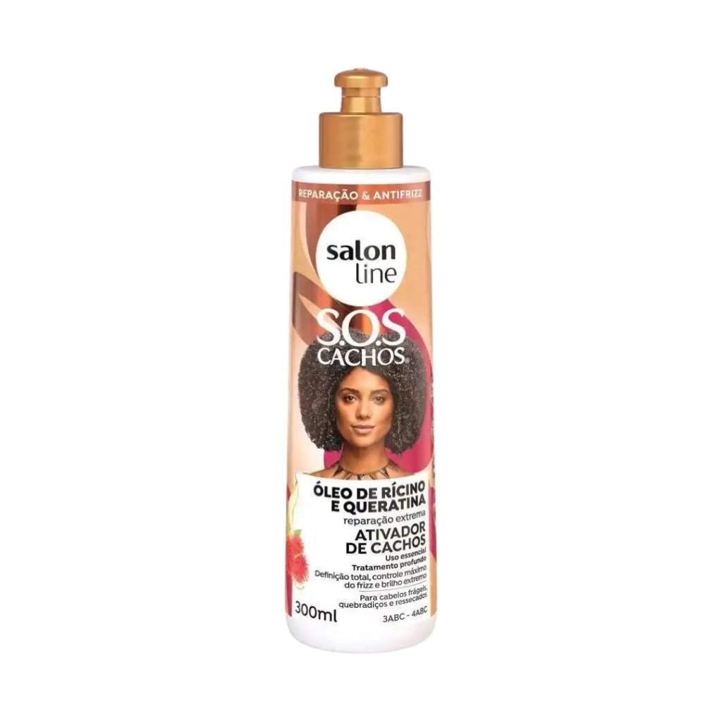 Ativador Óleo de Ricino e Queratina SOS Salon Line 300ml