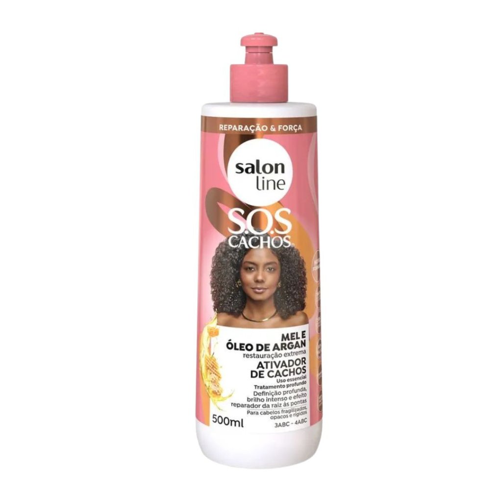 Ativador Mel e Argan SOS Salon Line 500ml