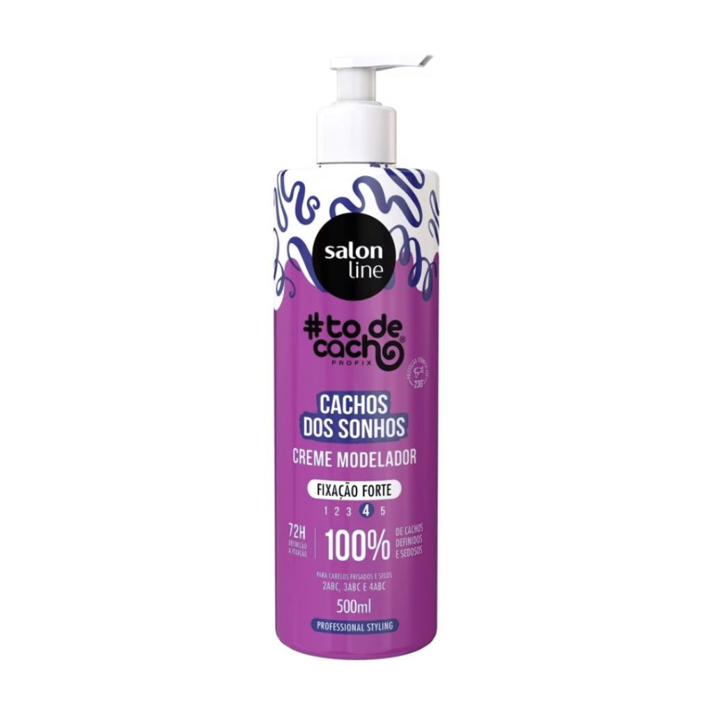 Creme Modelador Fixaçao Forte Salon Line 100% 500ml