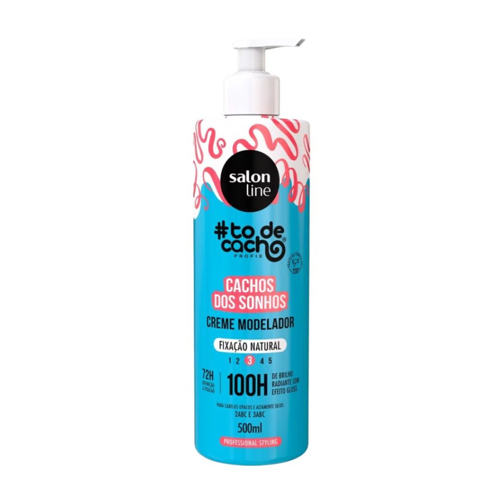 Creme Modelador Fixação Natural Salon Line 100h 500ml