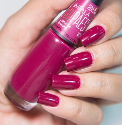 Esmalte Rosa Impala Ju Paes Cheia de Manias