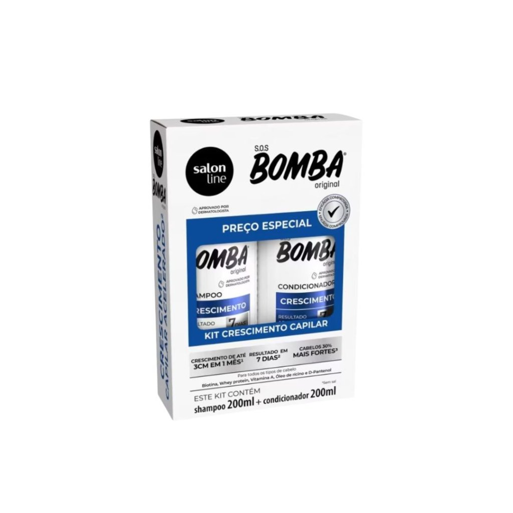 Kit Salon Line Shamp + Cond SOS Bomba 200ml