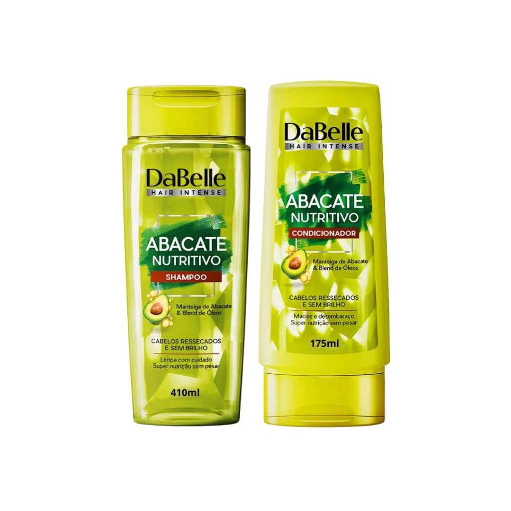Kit DaBelle Shamp 410ml + Cond 175ml Abacate Nutritivo (grande)