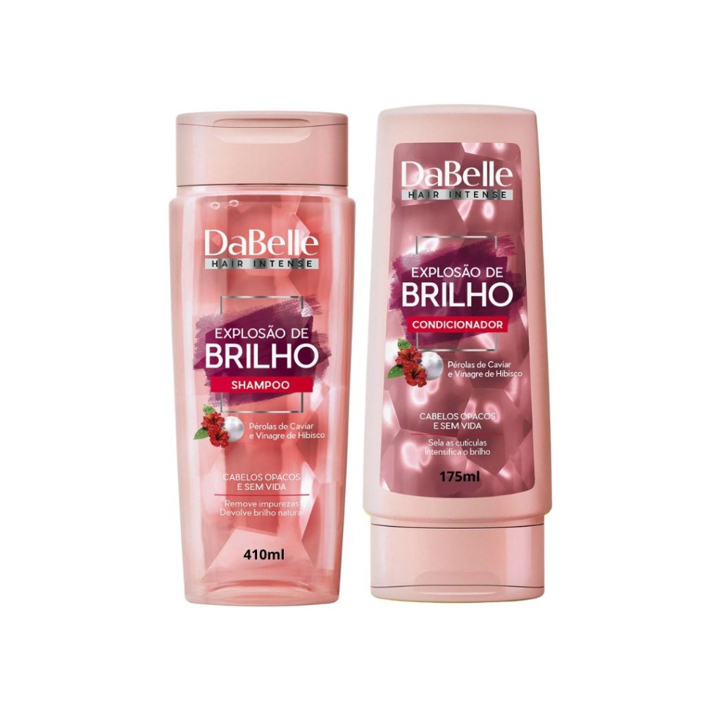 Kit DaBelle Shamp 410ml + Cond 175ml Explosão de Brilho (grande)