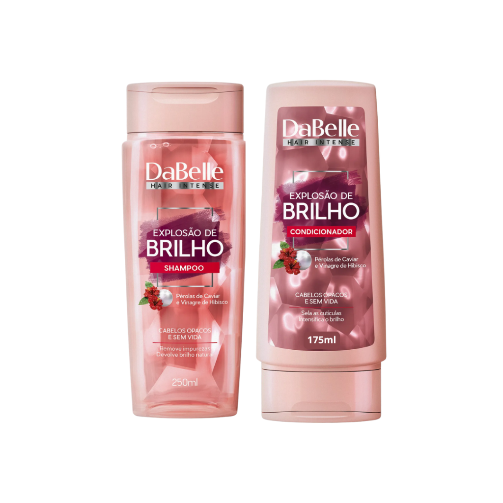 Kit DaBelle Shamp 250ml + Cond 175ml Explosao de Brilho (pequeno)