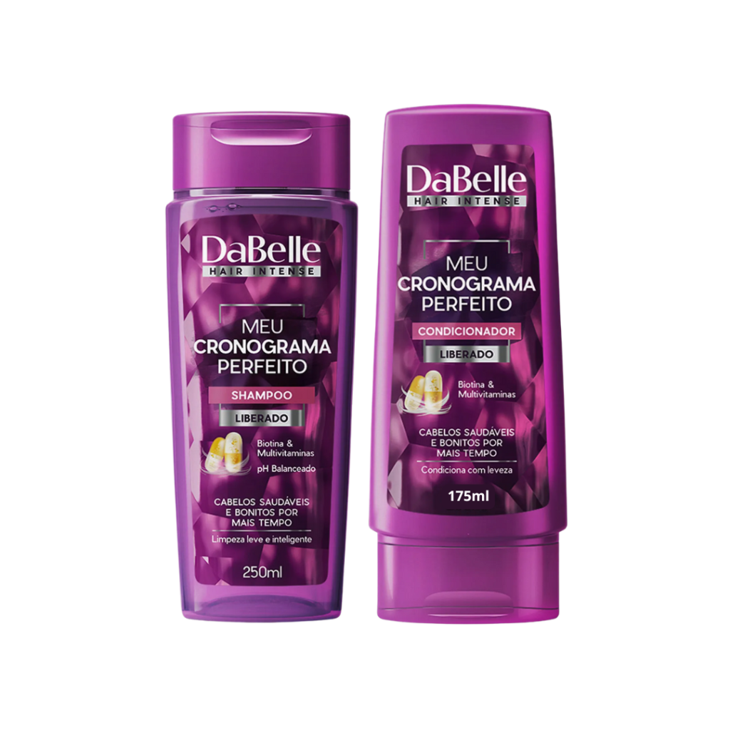 Kit DaBelle Shamp 250ml + Cond 175ml Meu Cronograma Perfeito (pequeno)