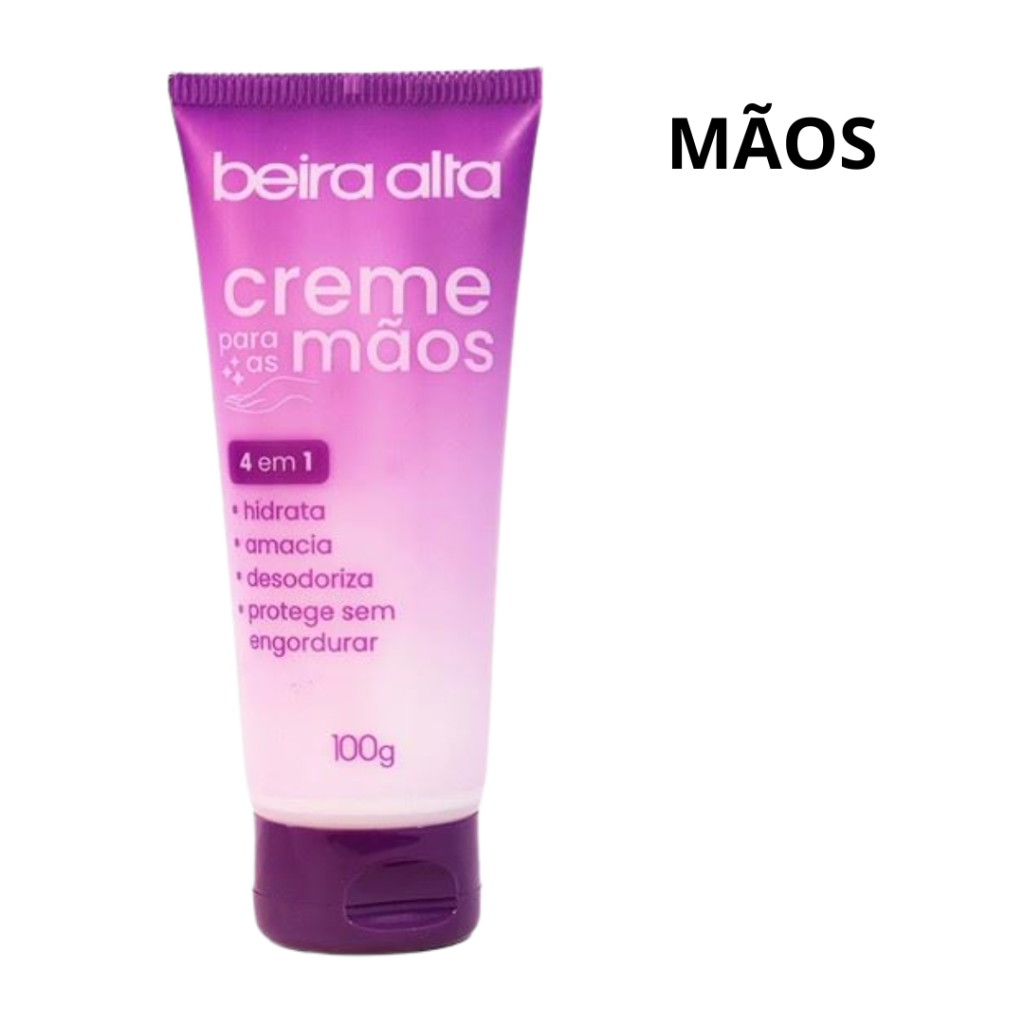 Creme Beira Alta Mãos 4 em 1 - 100g Roxo