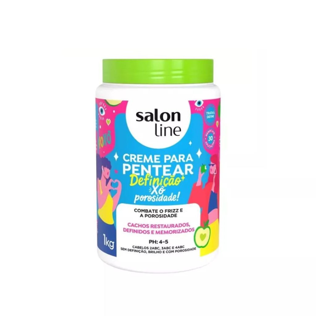 Creme de Pentear 1kg Salon Line Definição Xô Porosidade
