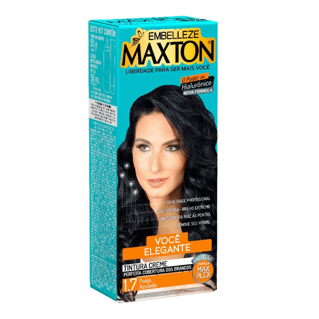 Tinta Preto Azulado Maxton 1.7