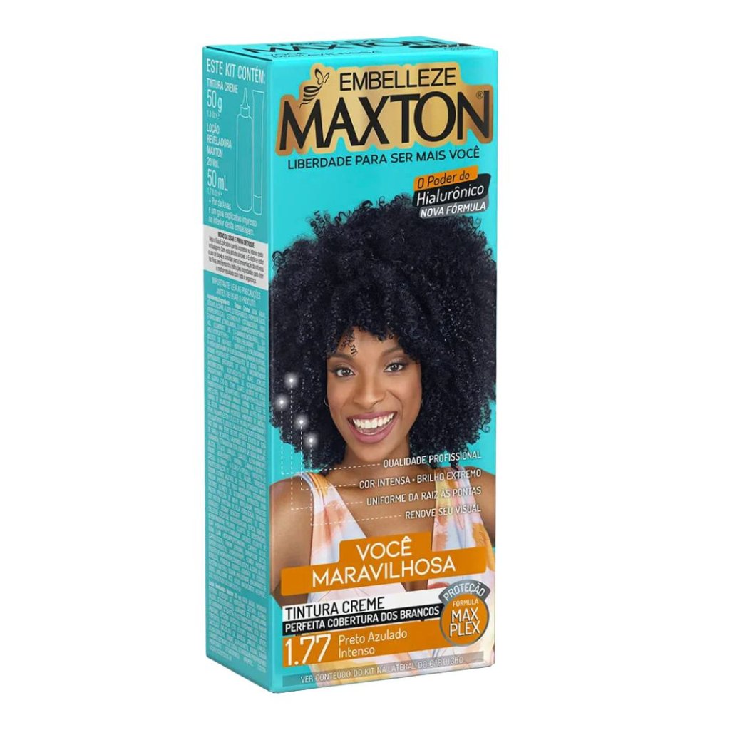 Tinta Preto Azulado Maxton 1.77