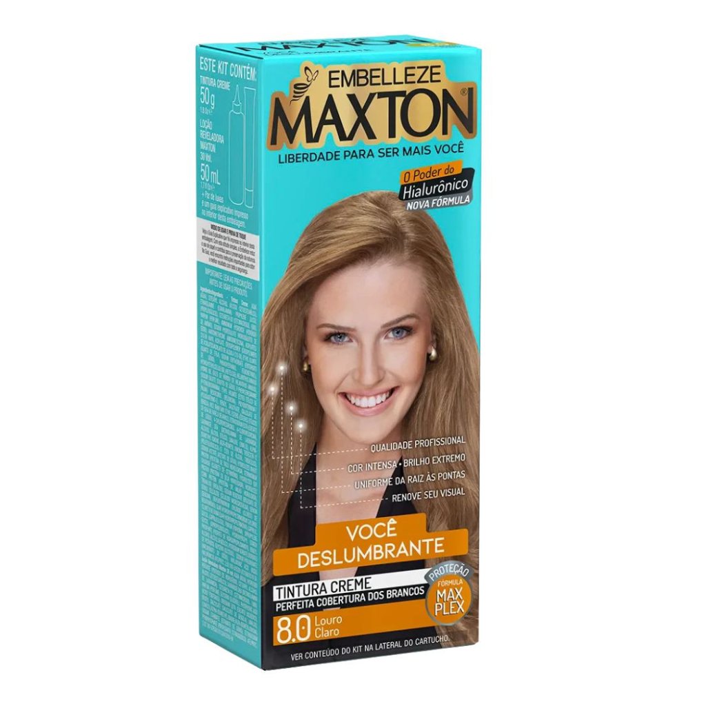 Tinta Loiro Claro Maxton 8.0
