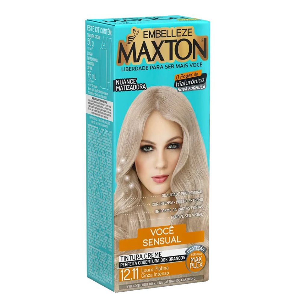 Tinta Loiro Platina Maxton 12.11