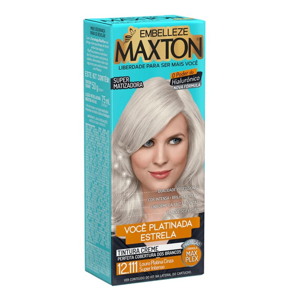 Tinta Loiro Platina Maxton 12.111