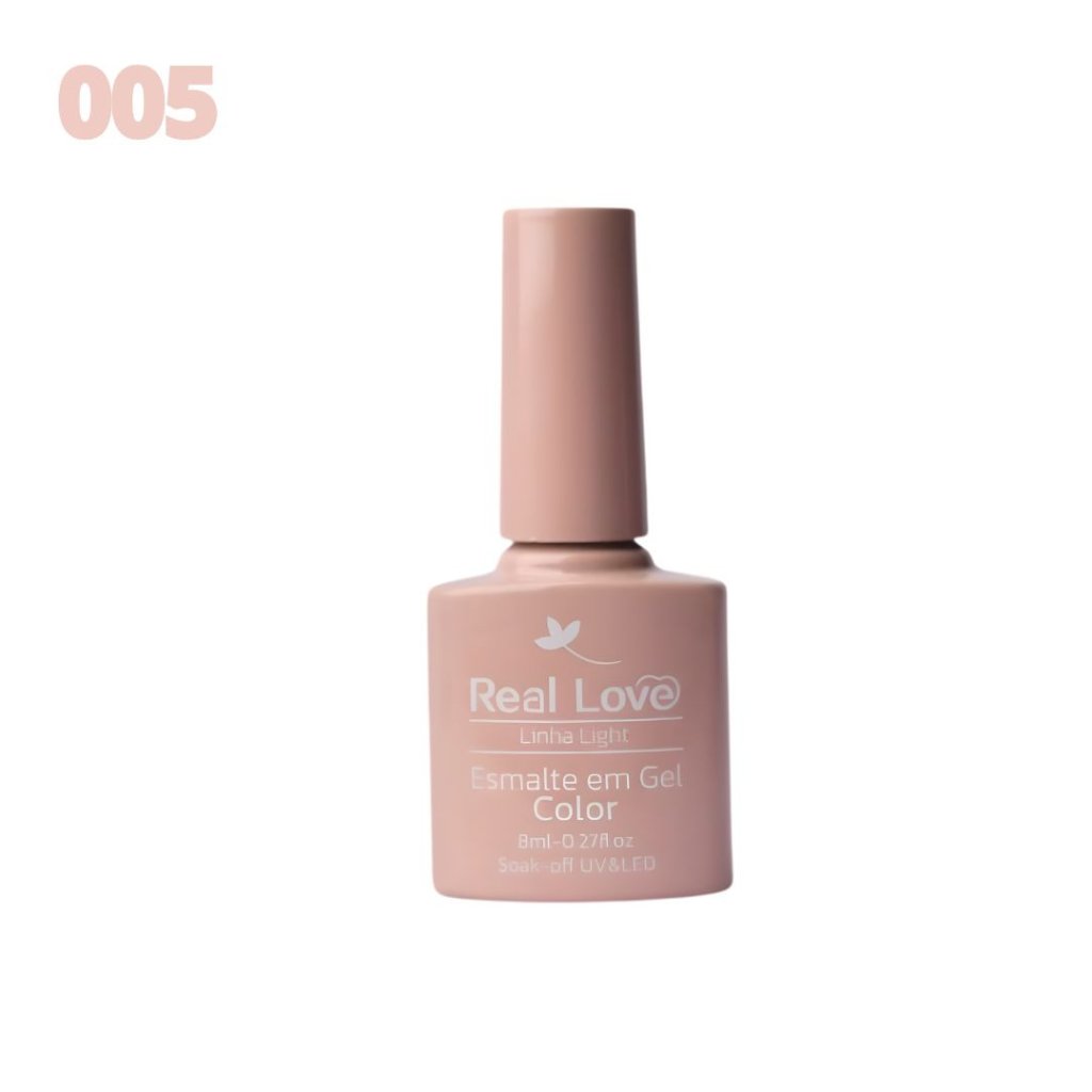 Esmalte UV Gel Real Love 8ml 005 Nude