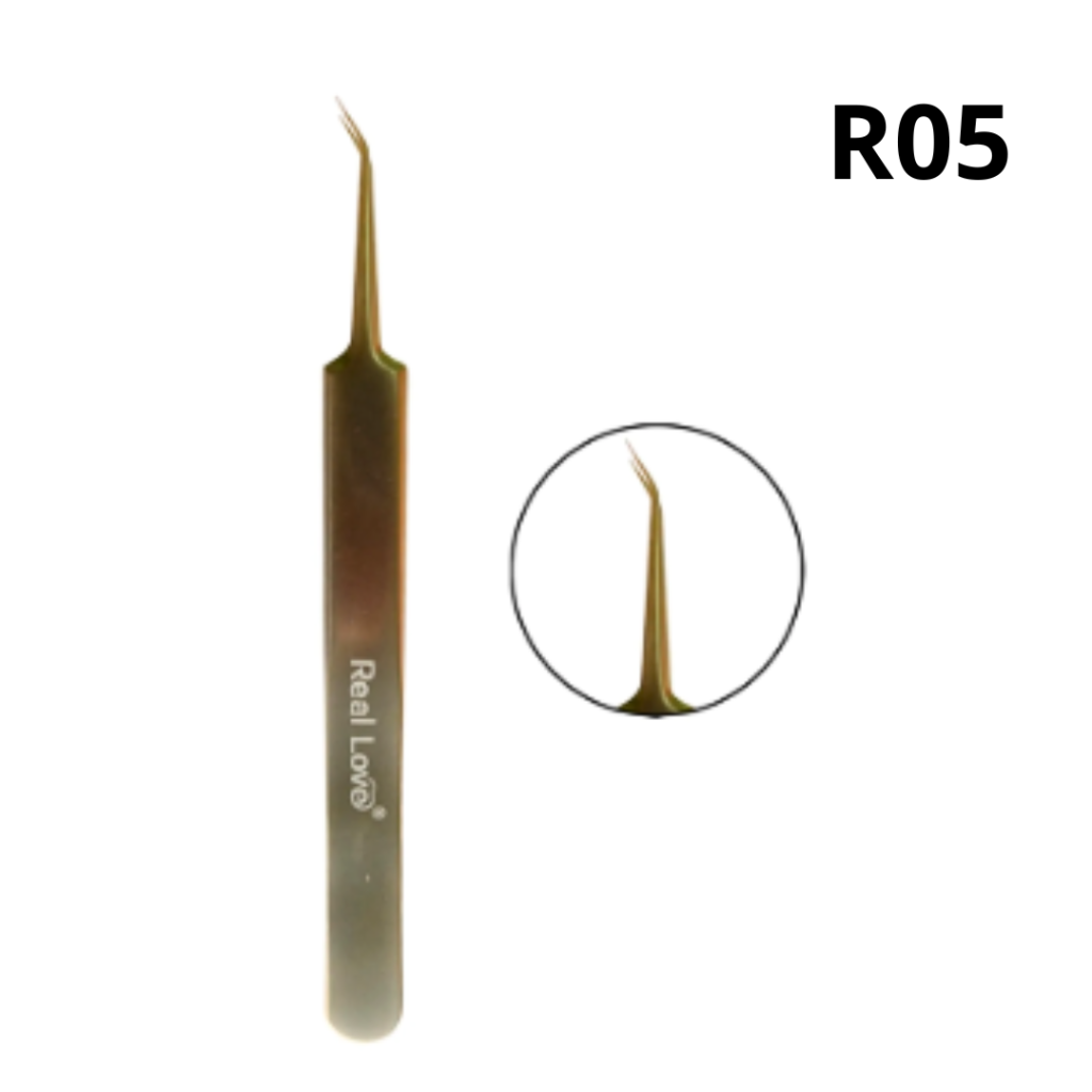 Pinça Extensão de Cílios Real Love R05