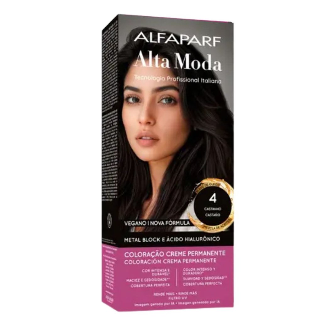 Tinta Castanho Médio Alta Moda 4