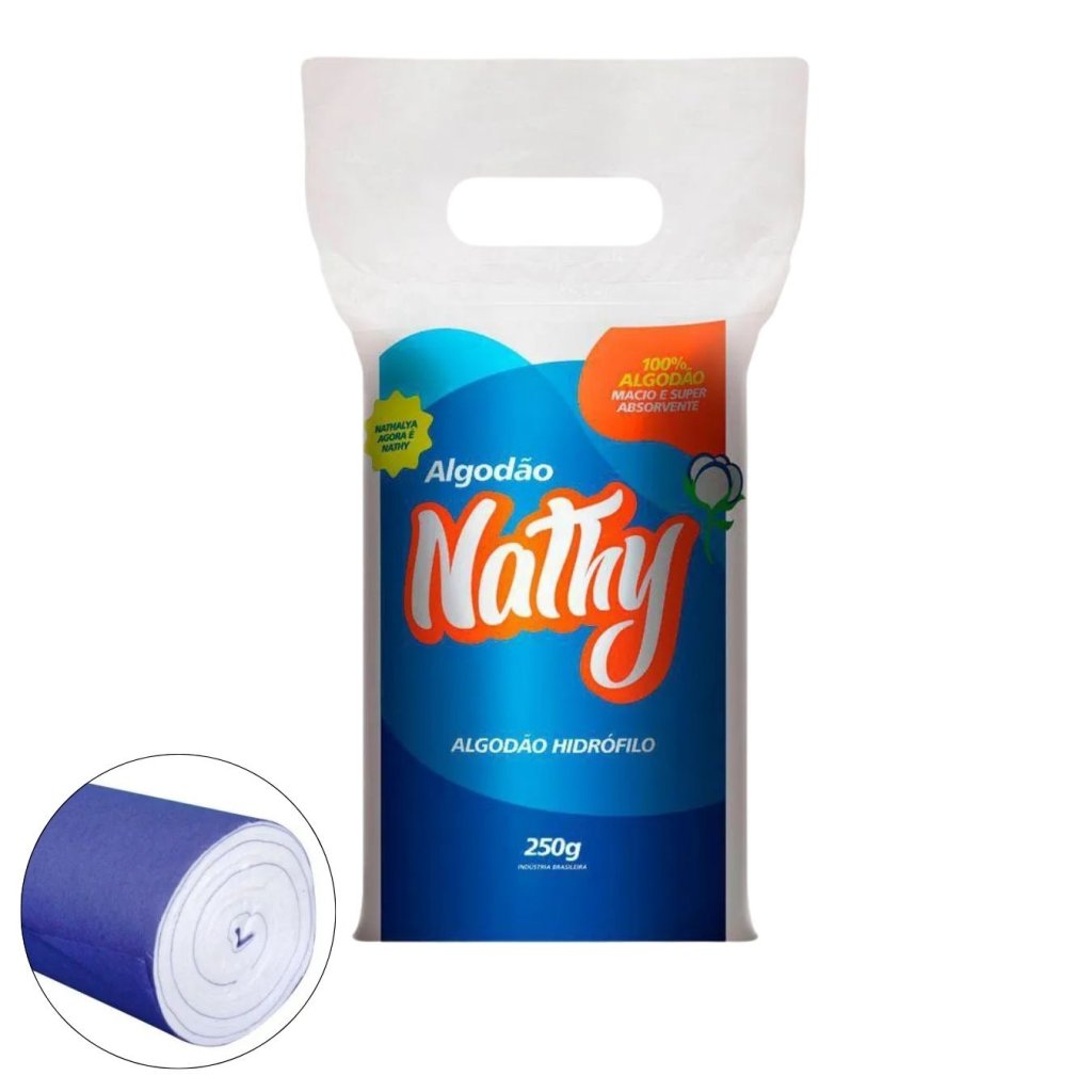 Algodão Hidrofilo 250 Nathy