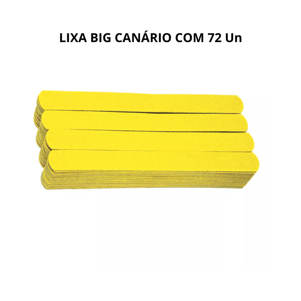 Lixa Big Canário com 72un 