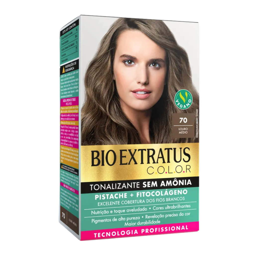 Tonalizante Loiro Médio Bio Extratus 7.0