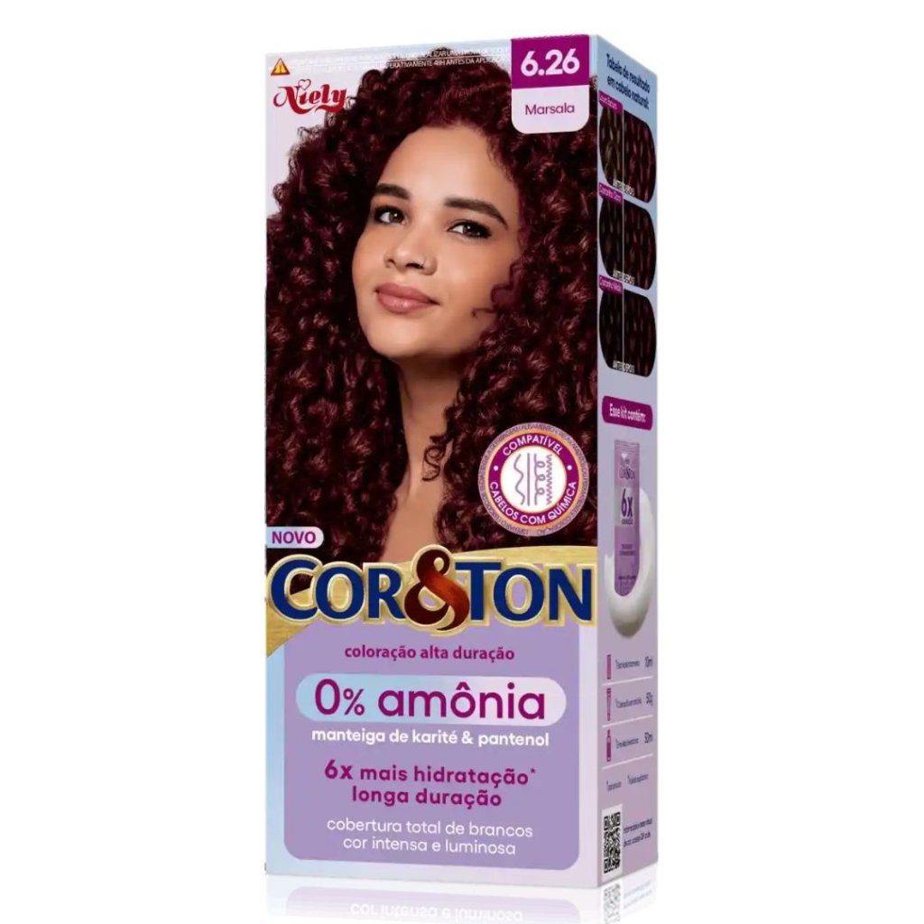 Tonalizante Marsala Cor&ton 6.26