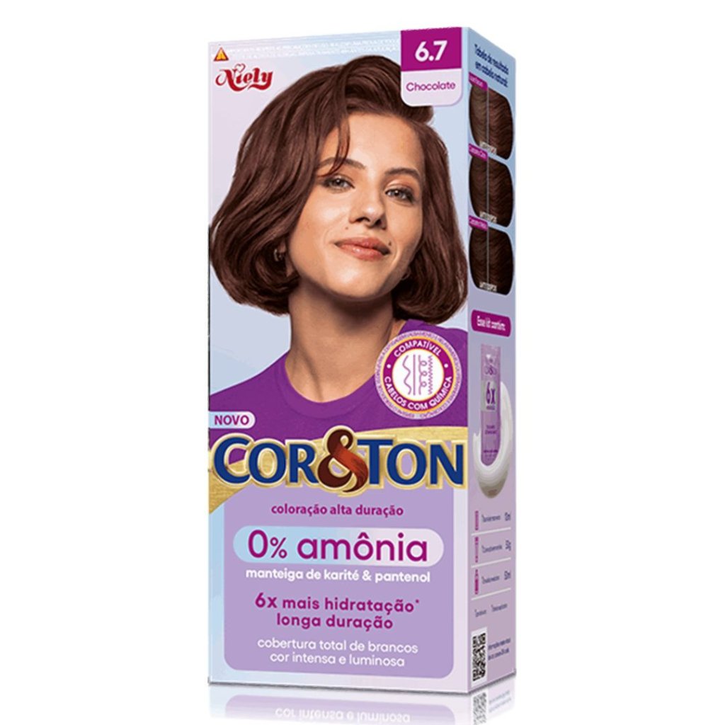 Tonalizante Marrom Cor&ton 6.7
