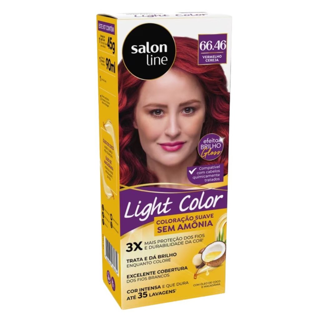 Tonalizante Vermelho Light Color Salon Line 66.46 Cereja 