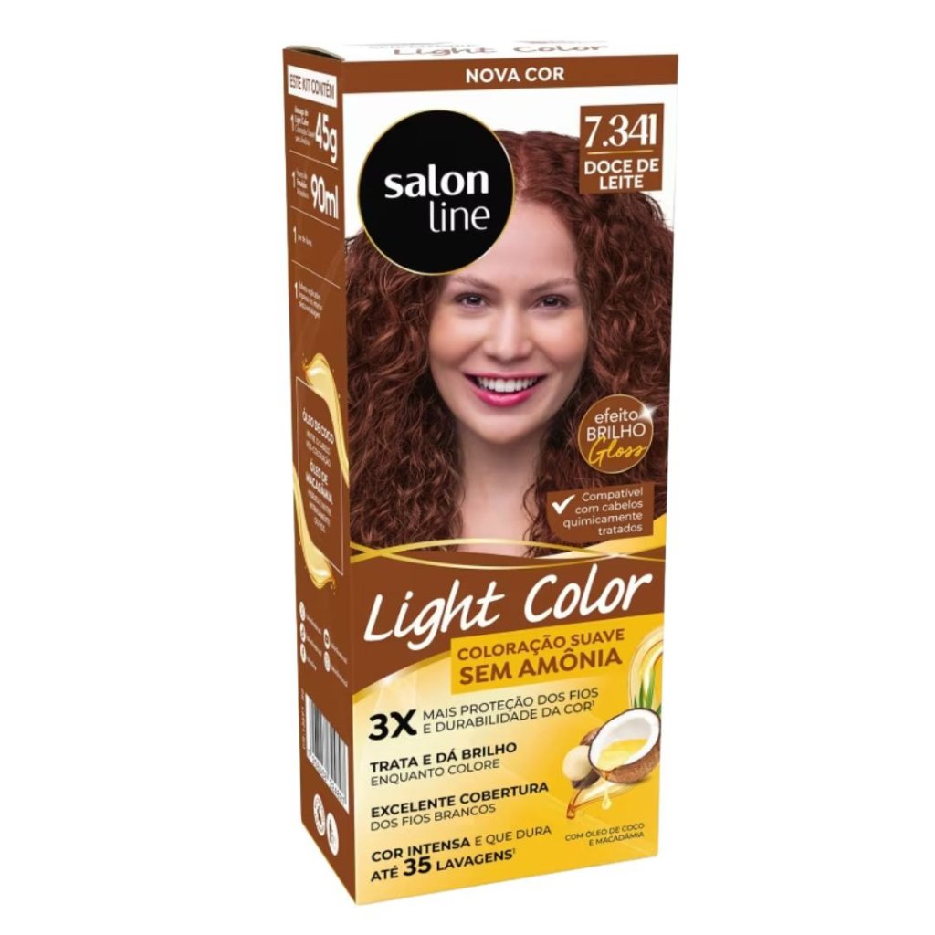 Tonalizante Cobre Light Color Salon Line 7.341
