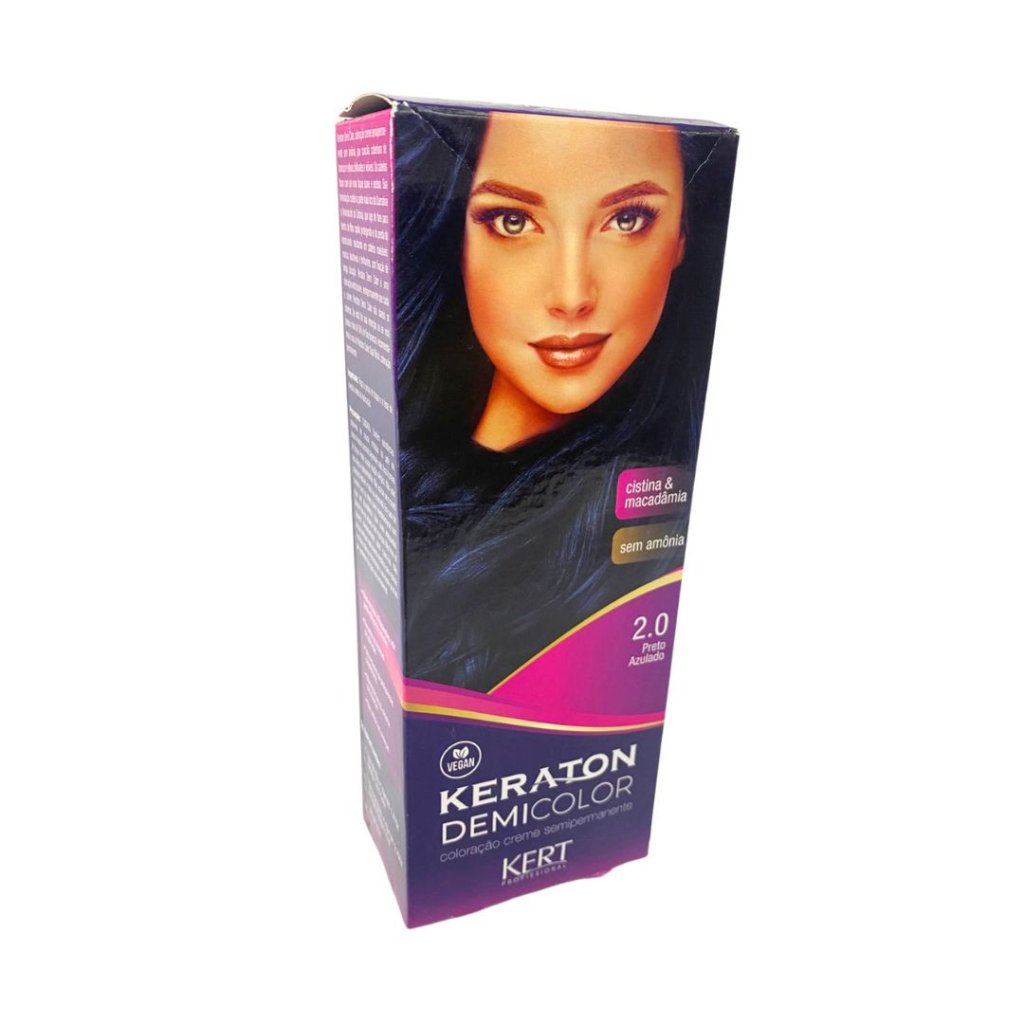 Tonalizante Preto Azulado Demi Keraton 2.0