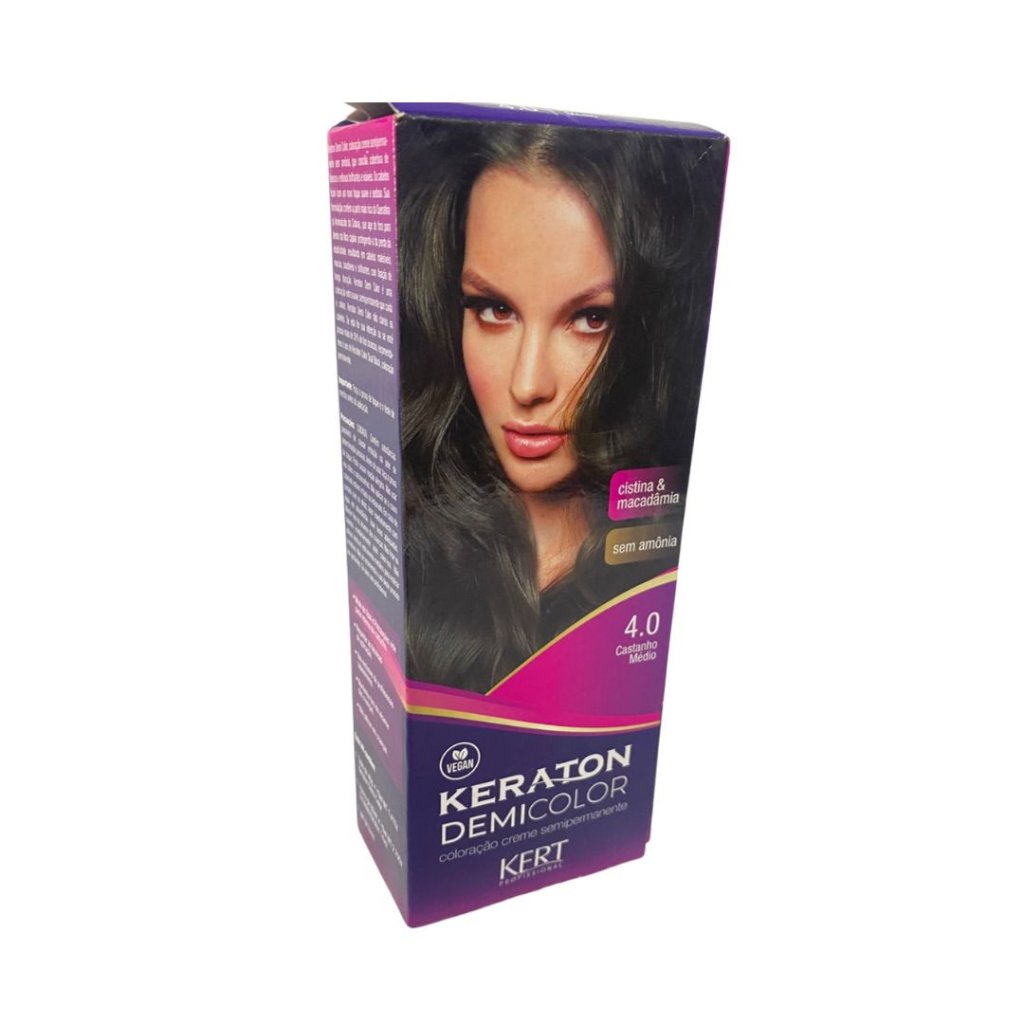 Tonalizante Castanho Médio Demi Keraton 4.0
