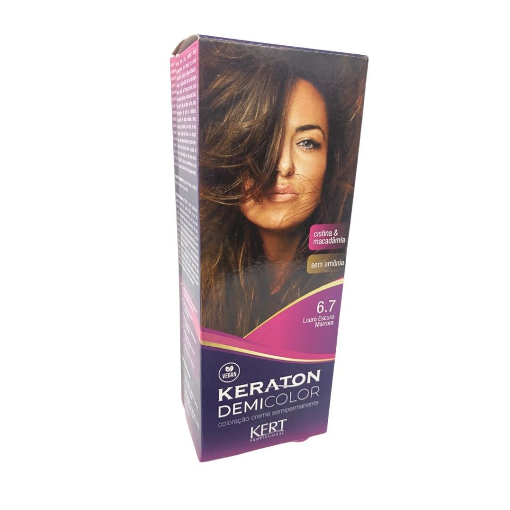 Tonalizante Marrom Demi Keraton 6.7