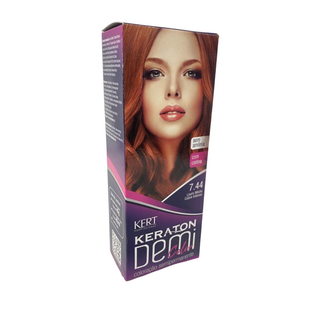 Tonalizante Cobre Demi Keraton 7.44