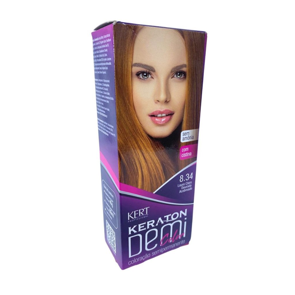 Tonalizante Cobre Demi Keraton 8.34