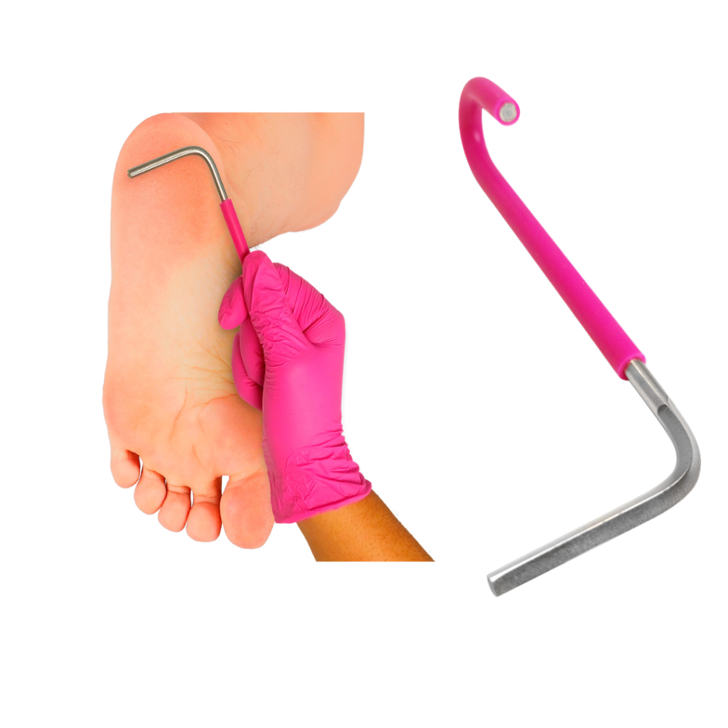 Raspador Curvado para Calo Inox / Silicone 