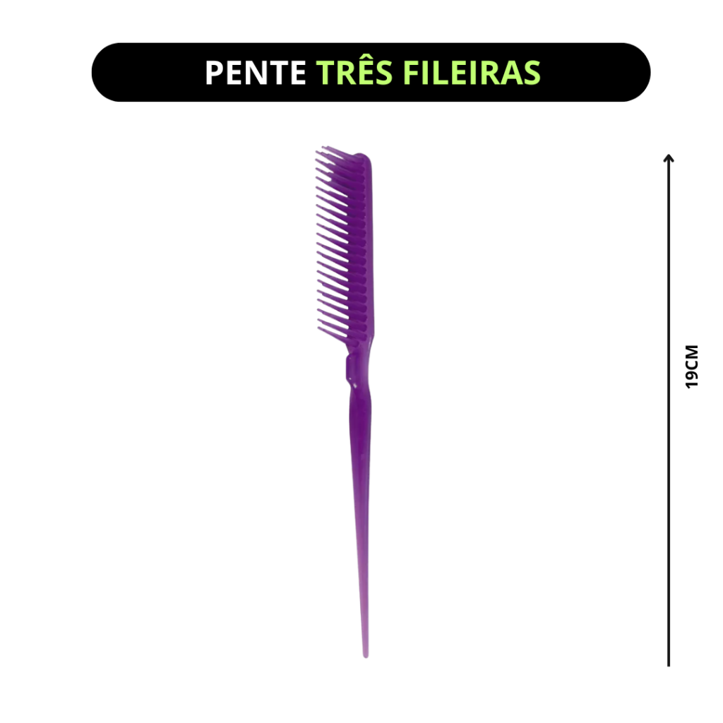 Escova Três Fileiras 