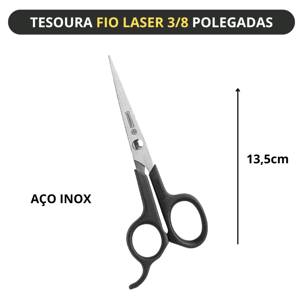 Tesoura Fio Laser 3/8 Polegadas Mundial 