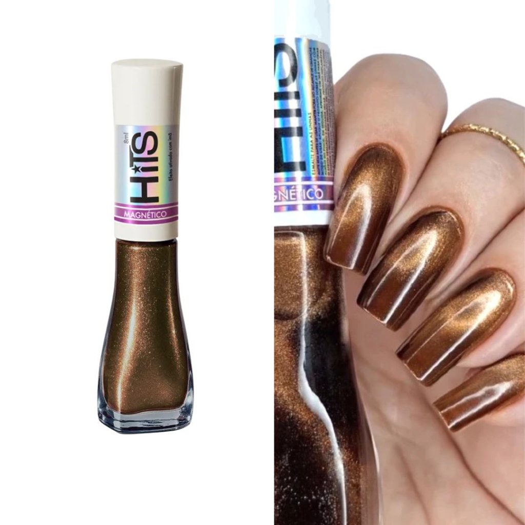 Esmalte Marrom Hits Magnético Polaris 8ml