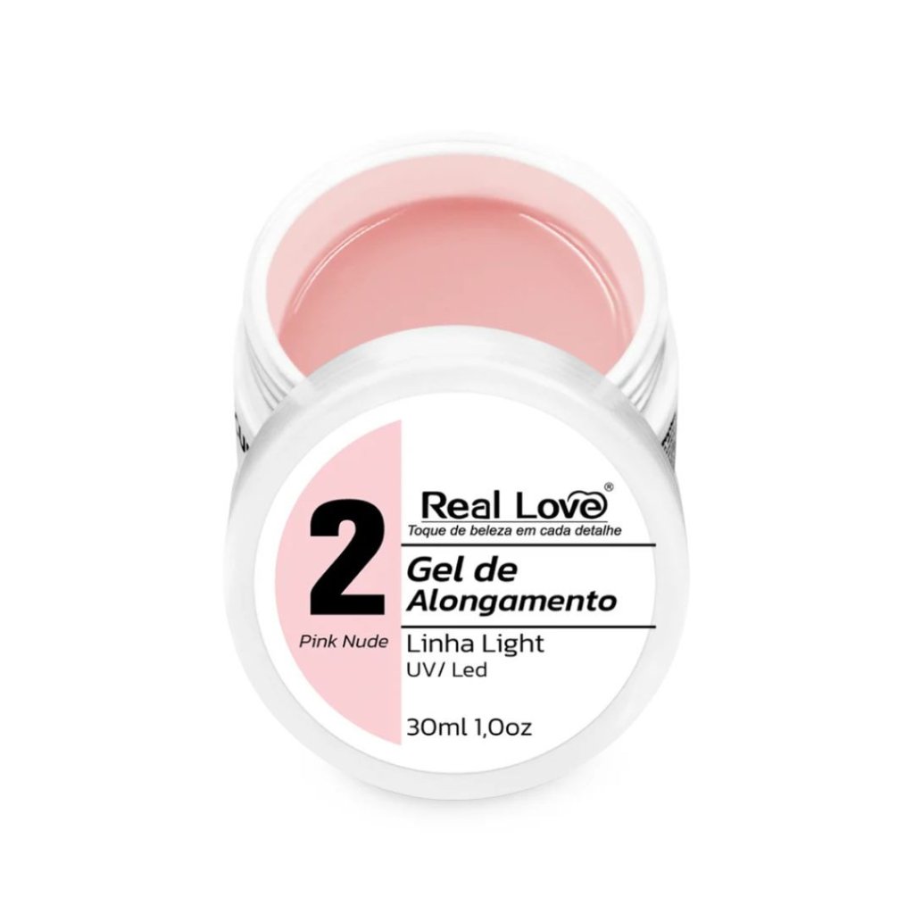 Gel Light nº 2 PINK NUDE - Real Love 15g - Allsmile